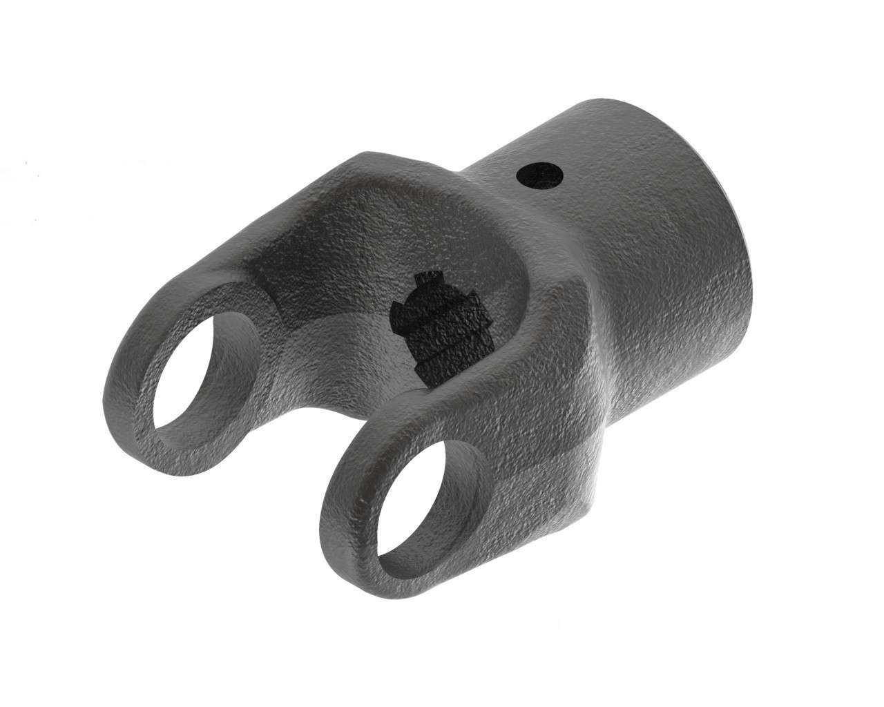 Weasler 1-1/8" 6 Spline Bore 1/4" Pin Hole Implement Yoke 6N Series 801-0618