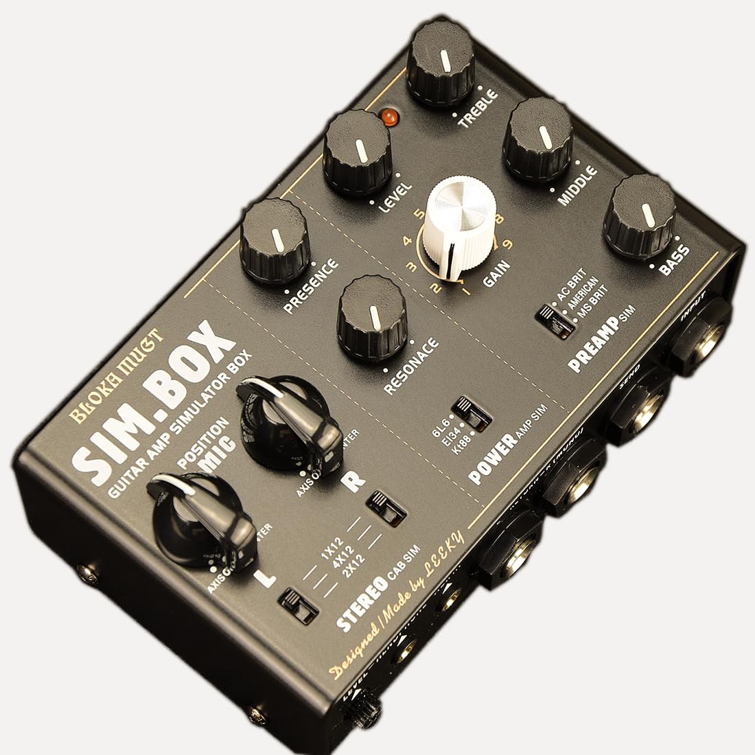 Guitar Effect Pedal Amplifier Simulation for Electric Guitar - All - analog Guit