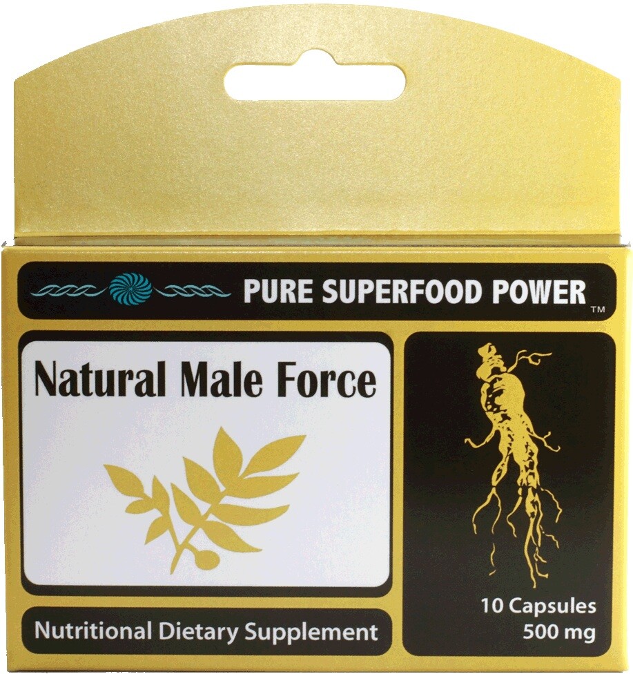Natural Male Force -  Male Enhancement Pills - Ginseng, Maca, Horny Goat Weed...