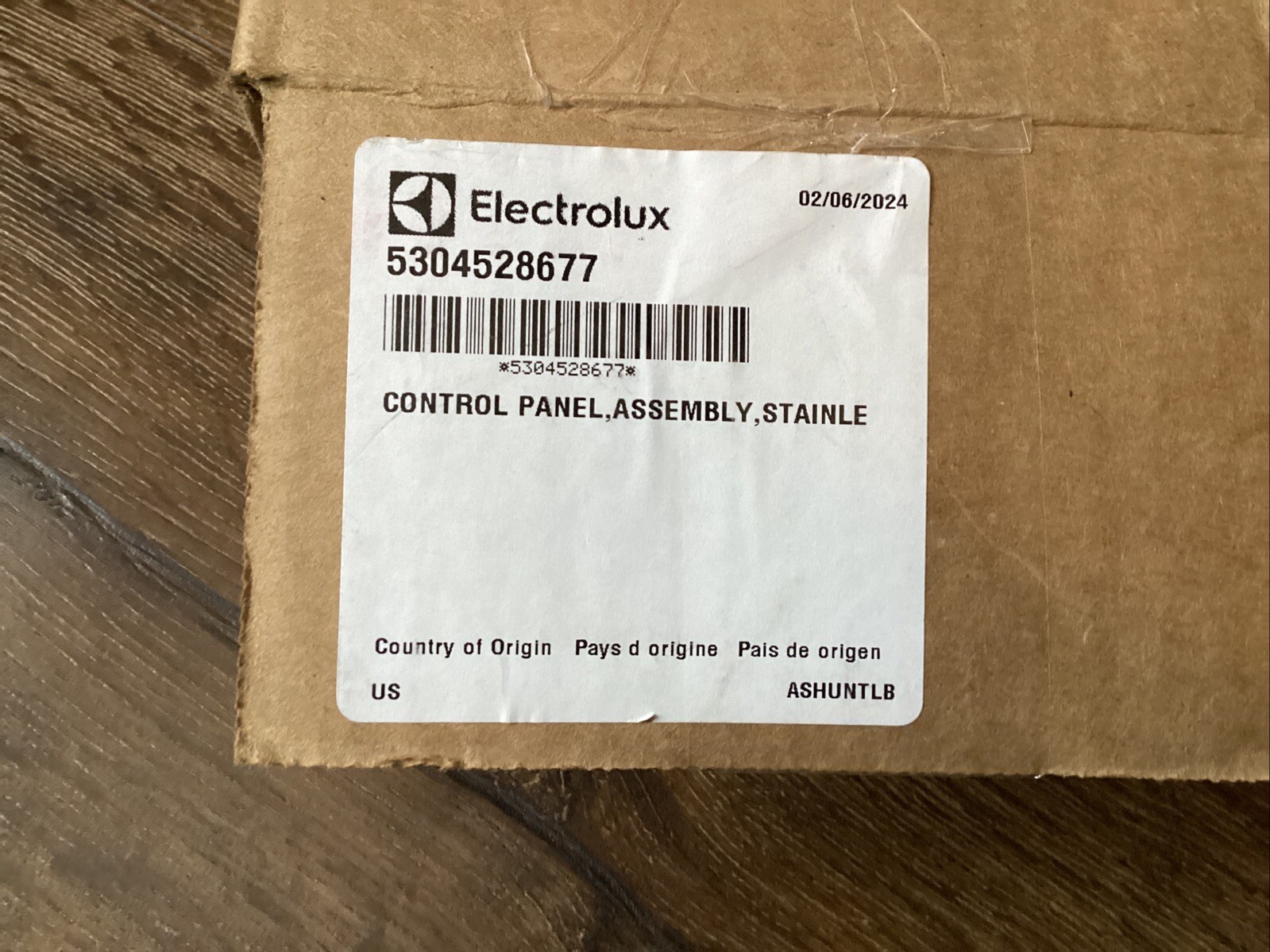 NEW OEM Frigidaire Range GCFI3060BFA Display Control Panel HOUSING ONLY
