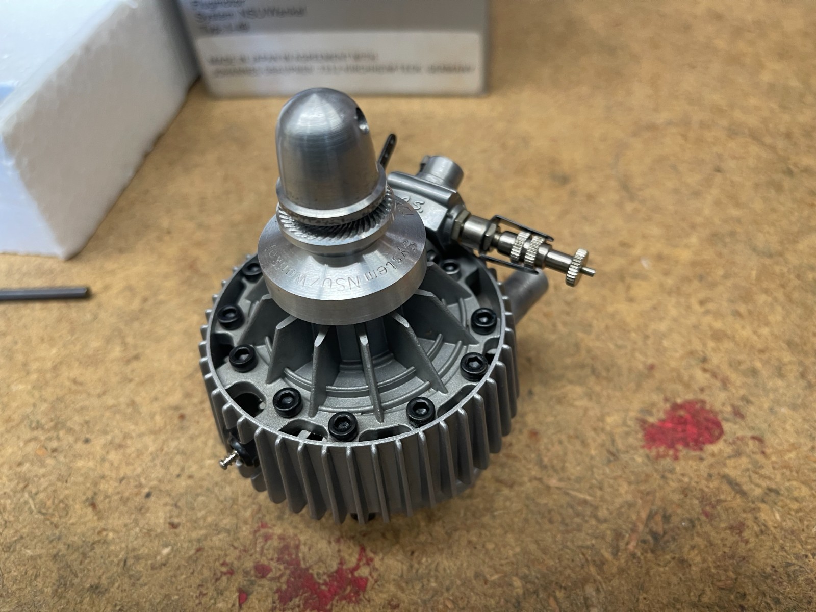 Graupner/O.S. NSU WANKEL Rotary Engine 1-49 (1980) R/C Airplane Engine & Muffer