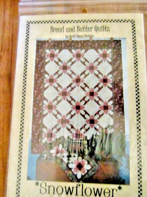 *Bread & Butter Quilts . SNOWFLOWER complete Pattern New In Package