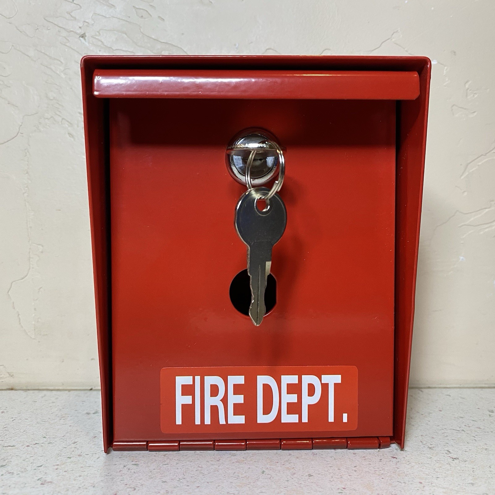 Fire Safe Box for Home with 2 Keys, Stainless Steel, Wall-Mounted