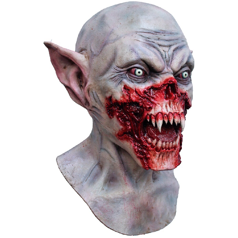 Ghoulish Productions Kurten Adult Latex Long Neck Mask Horror Vampire Halloween