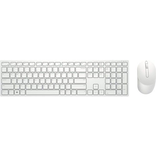 Dell Pro Keyboard and Mouse - KM5221W - US English - White