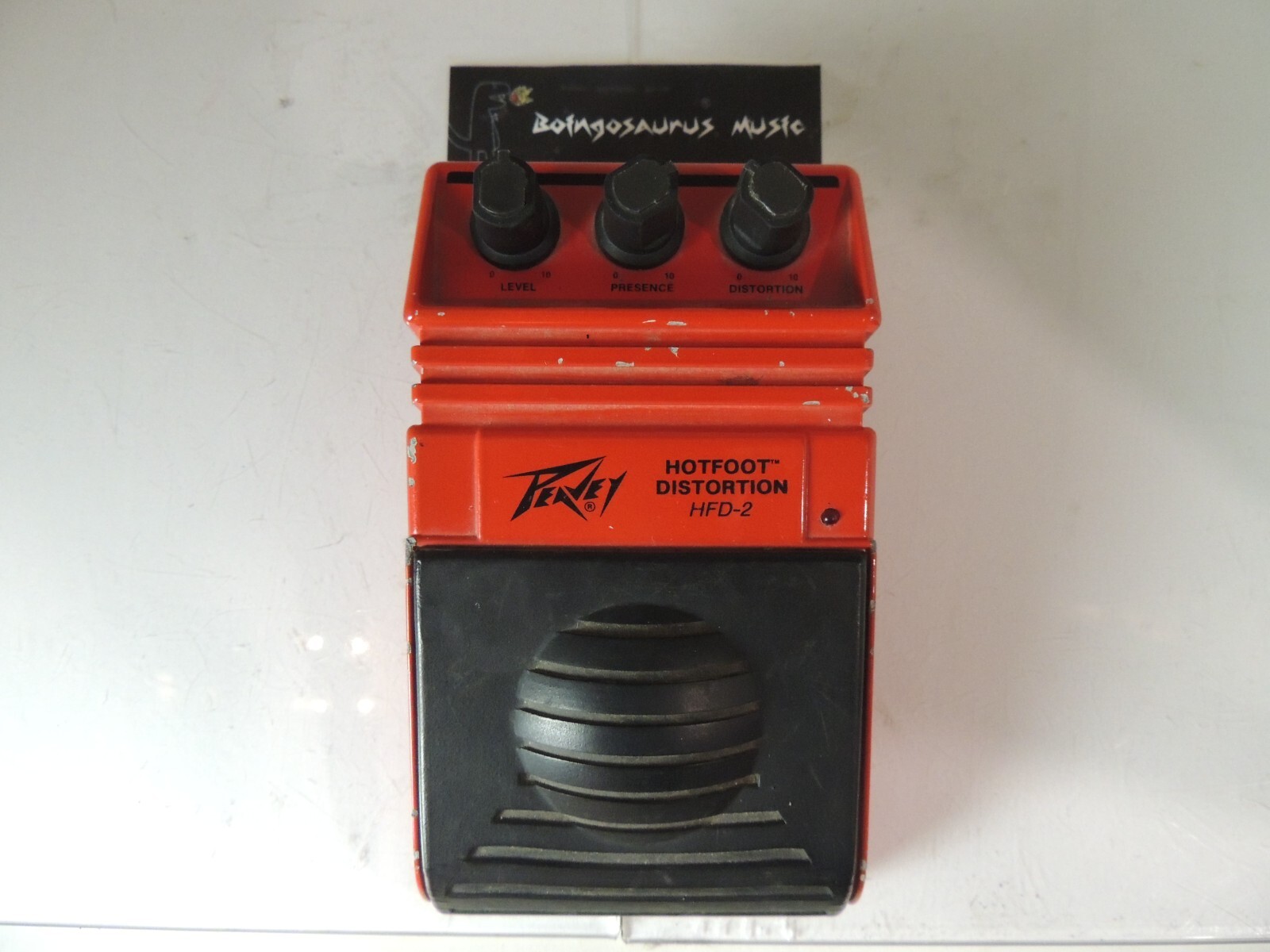 Vintage Peavey HDR-2 Hot Foot Distortion Effects Pedal Free USA Shipping