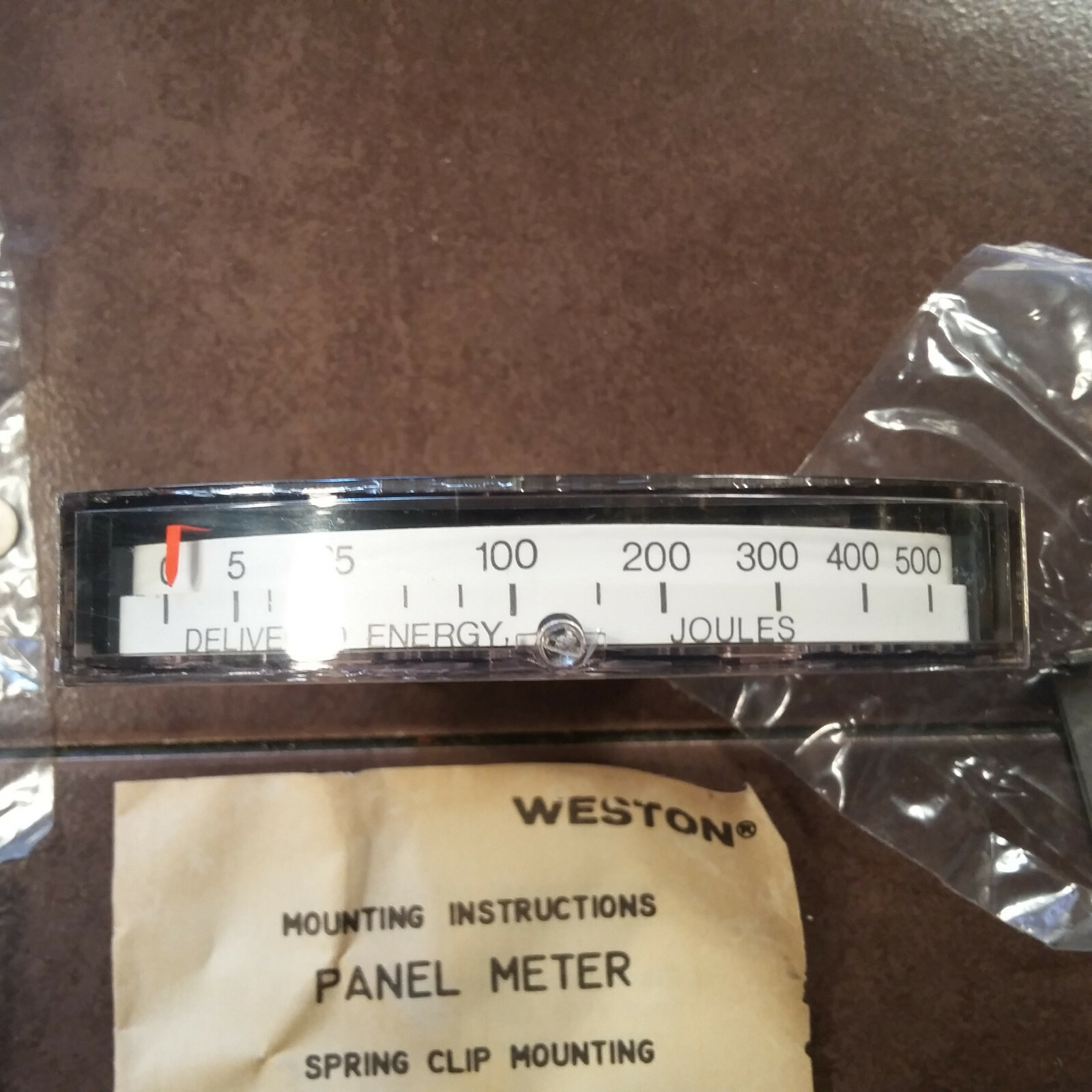 Weston 131 Delivered Energy Panel Meter Joules  New