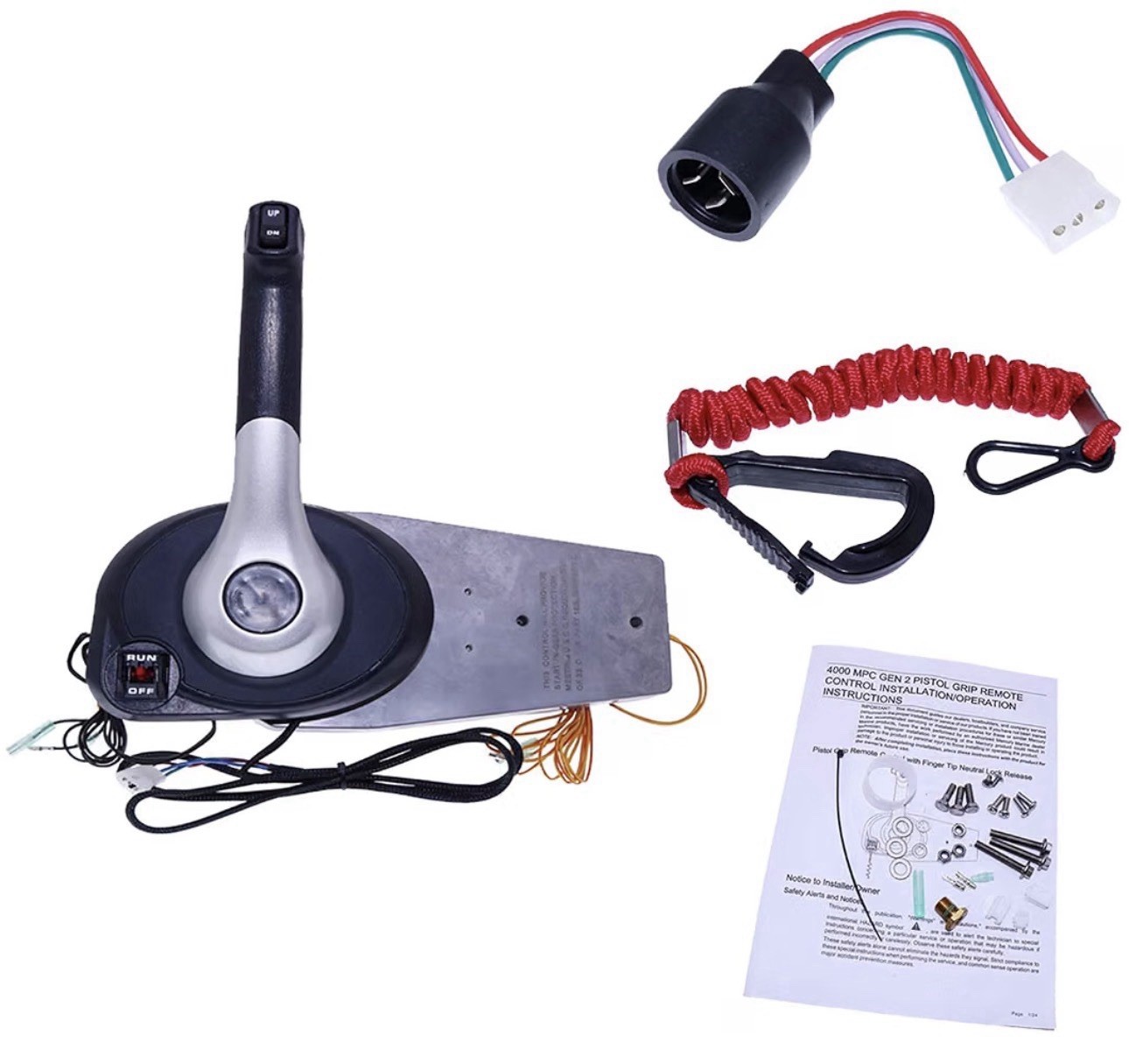 Control Box 4000 Gen 2 Panel Mount Throttle Shifter 883710A02 for Mercury