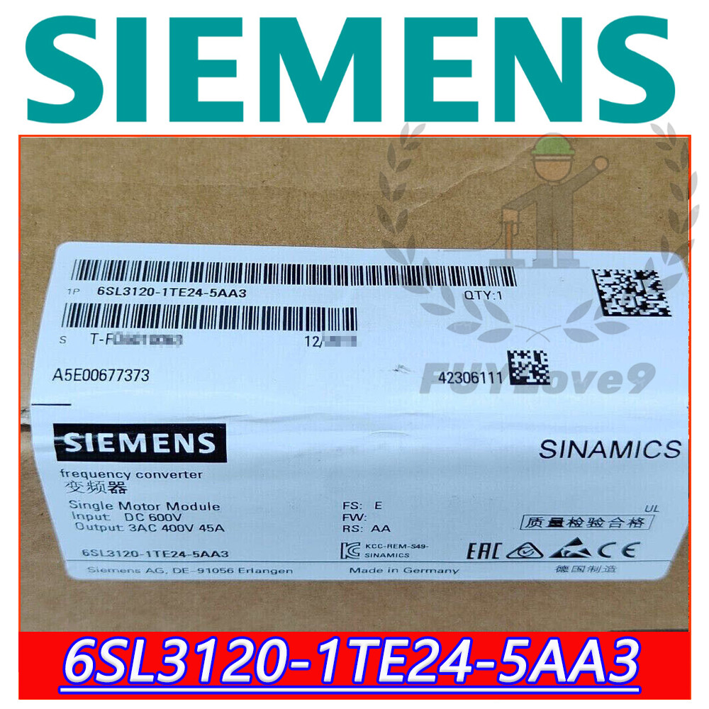 high quality Siemens 6SL3120-1TE24-5AA3 6SL3 120-1TE24-5AA3 Brand New, inverter