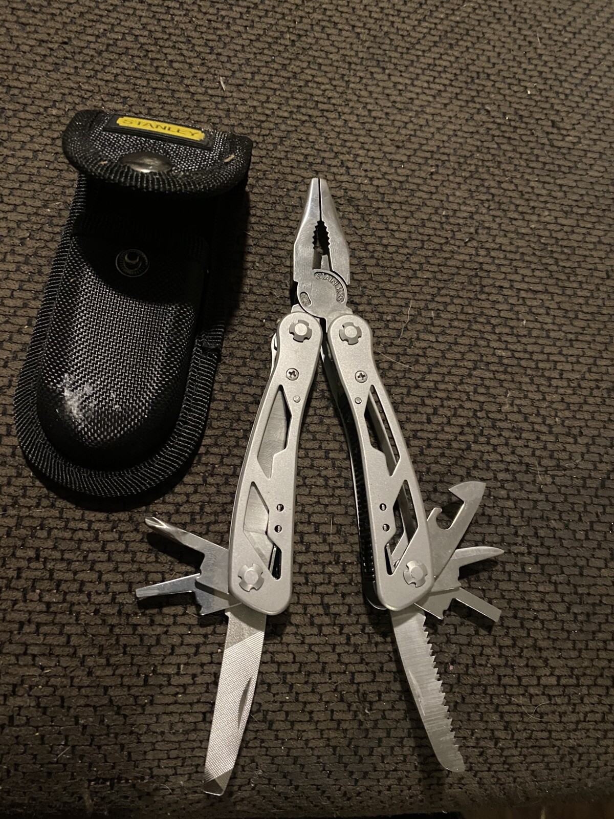 Stanley Stainless Steel Multi-Function Tool with Carrying Pouch