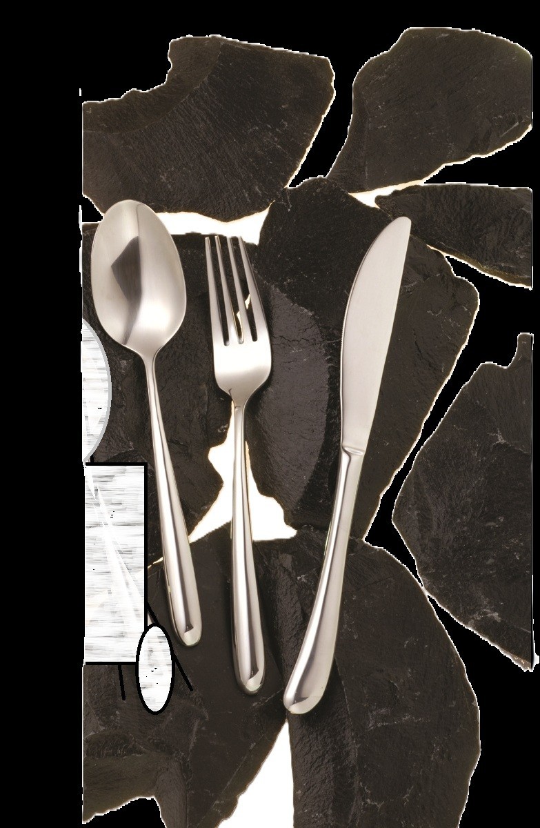 SOLOMON SERIES - 12 PIECES SET - STAINLESS STEEL - MIRROR FINISH (SET FOR 4)