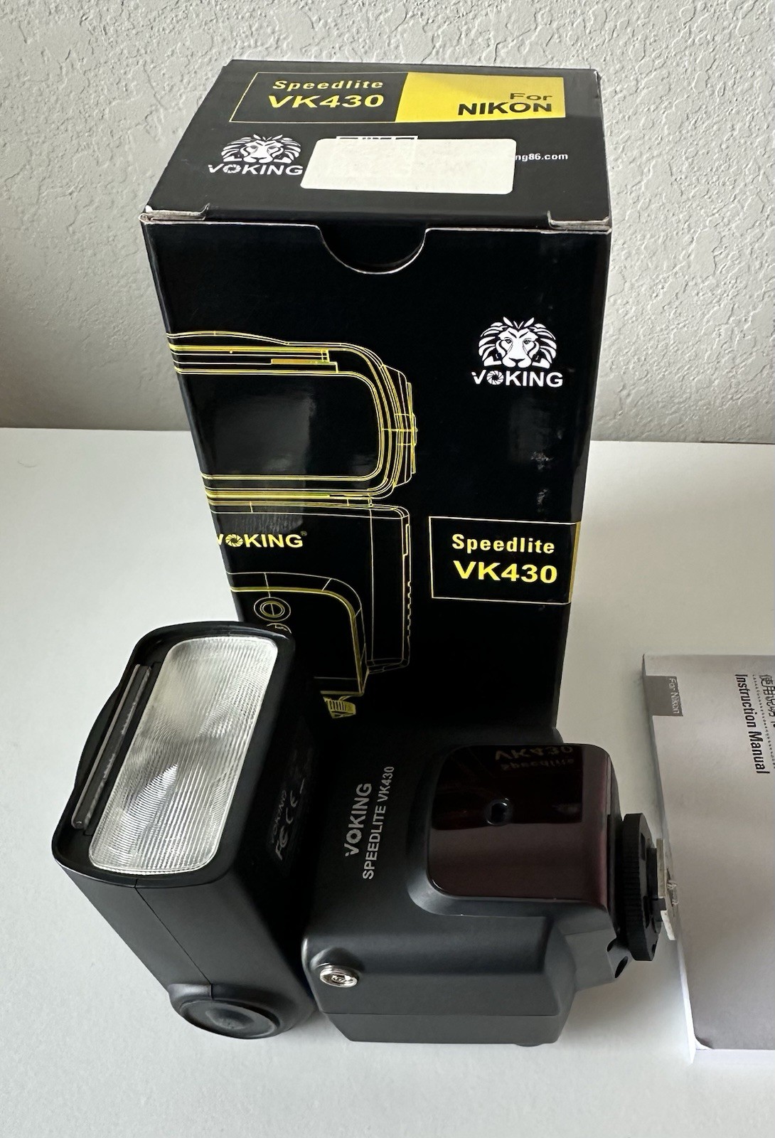 SPEEDLITE FOR NIKON CAMERA VOKING VK430 LCD DISPLAY
