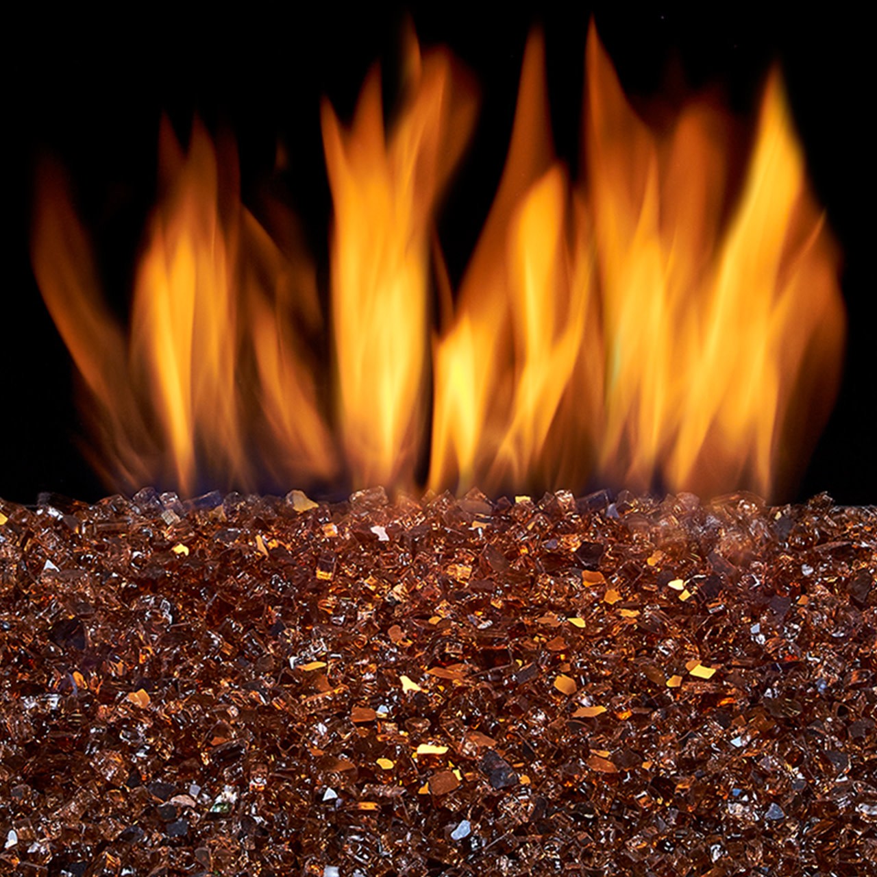 Duluth Forge FGB24-1 24 Inch 65,000 BTU Natural Gas Fire Glass - Brown