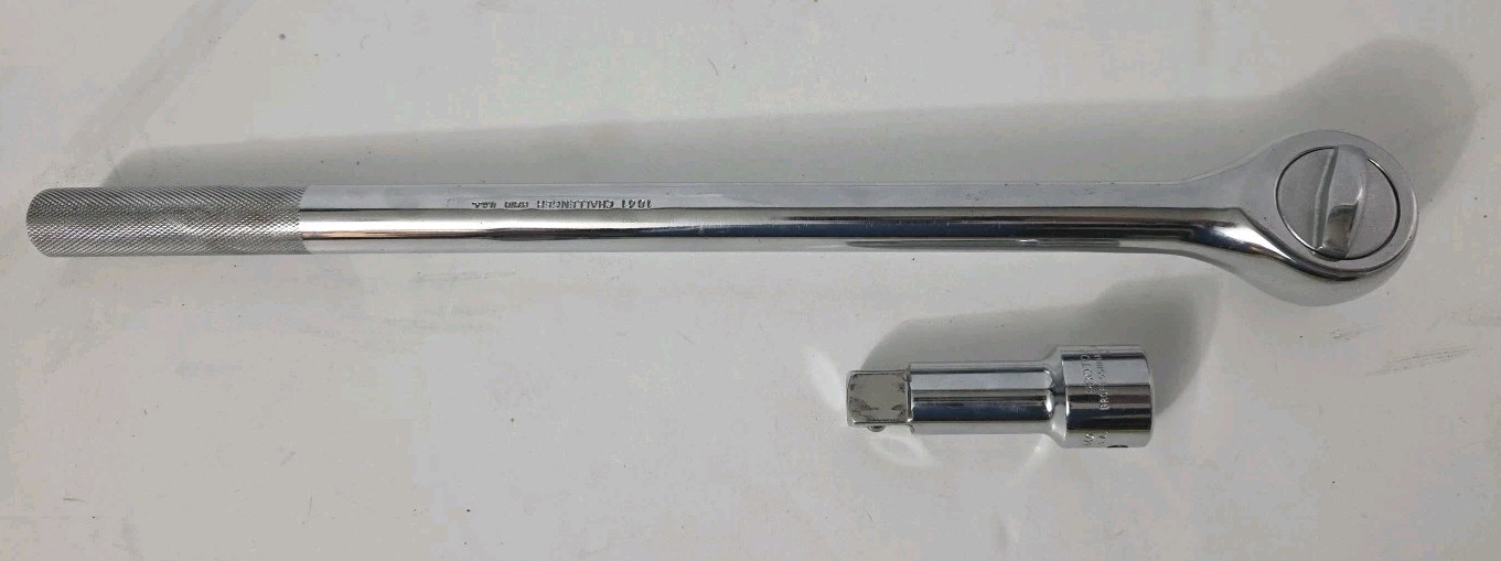 Vtg Proto Chalanger 3/4" Drive Ratchet 18.5 " Long  With 4" Extention 5660 USA