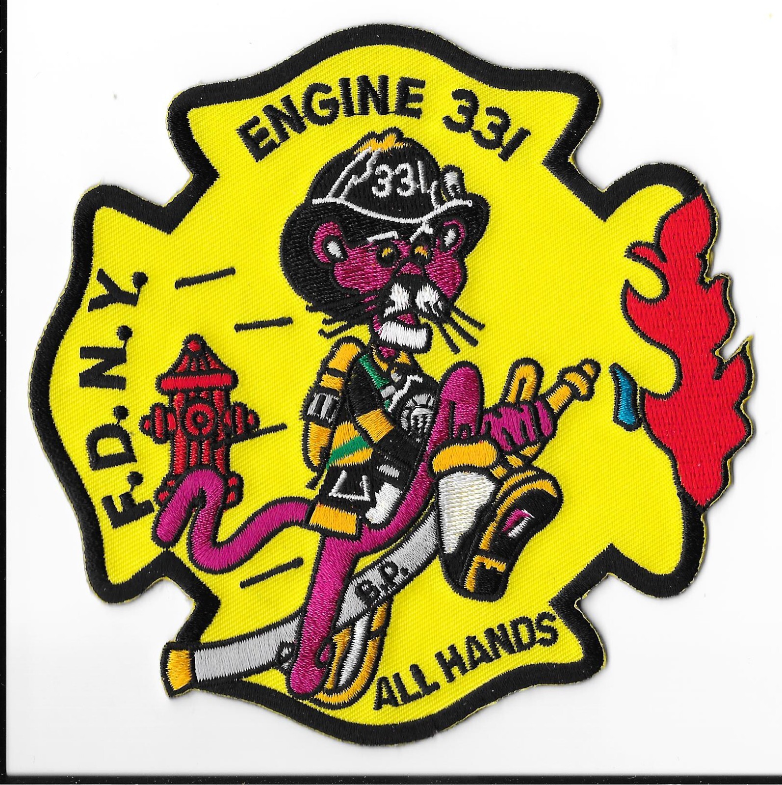 New York Fire Department (FDNY) Engine 331 "All Hands" Patch V1