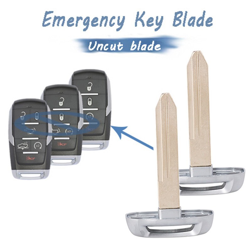 Smart Remote Emergency Key Blade Uncut Blank for RAM 1500 2019 2020 OHT-4882056
