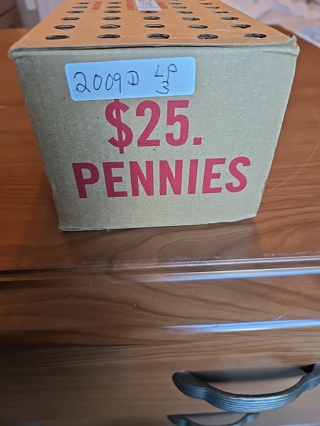 2009 D LP 3 Professional Uncirculated Lincoln Cents 50 Roll Box