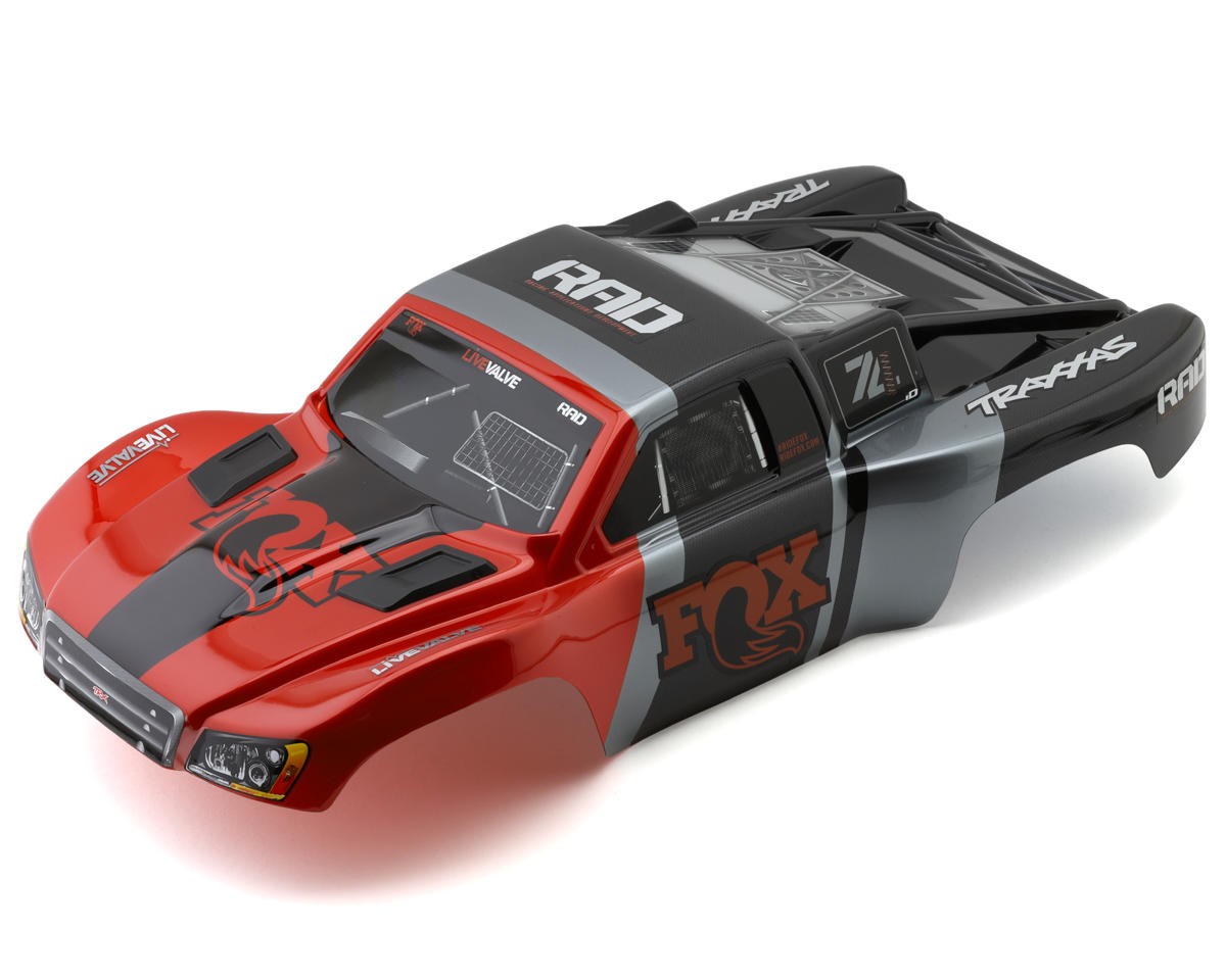 Traxxas Slash® 4x4 Fox Pre-Painted Body (Orange/Black) [TRA6849-FOX]