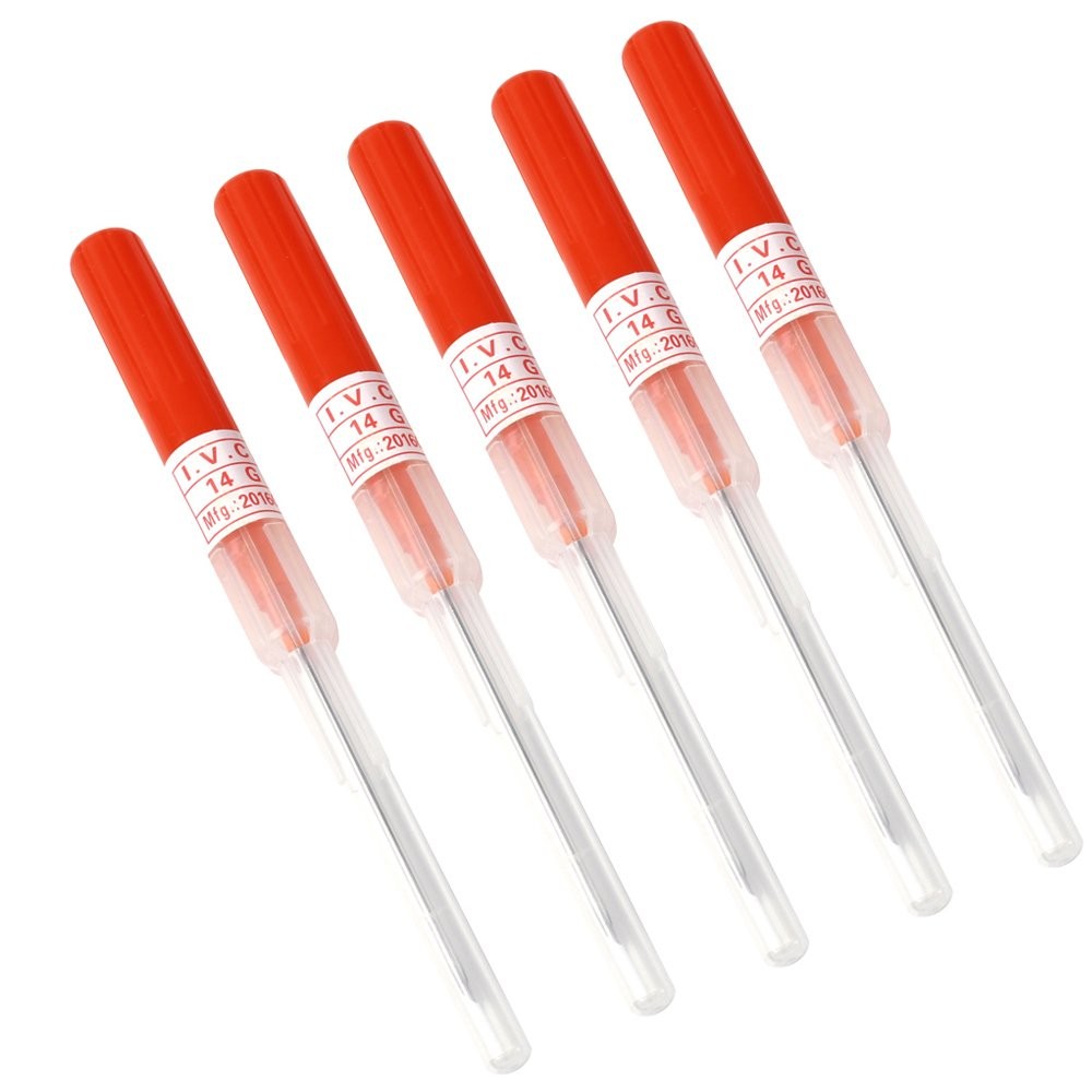 Pack of 5 Catheter Piercing Needles Tattoo Piercings Tool (14G) … 14G