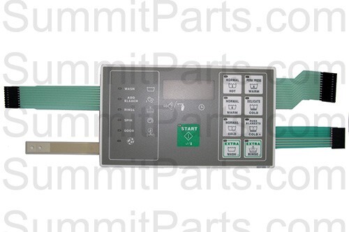 TOUCHPAD KEYPAD FOR HUEBSCH WASHER HC AC/X/Y,ENGL WHT F0231582-17 - F0231582-17P