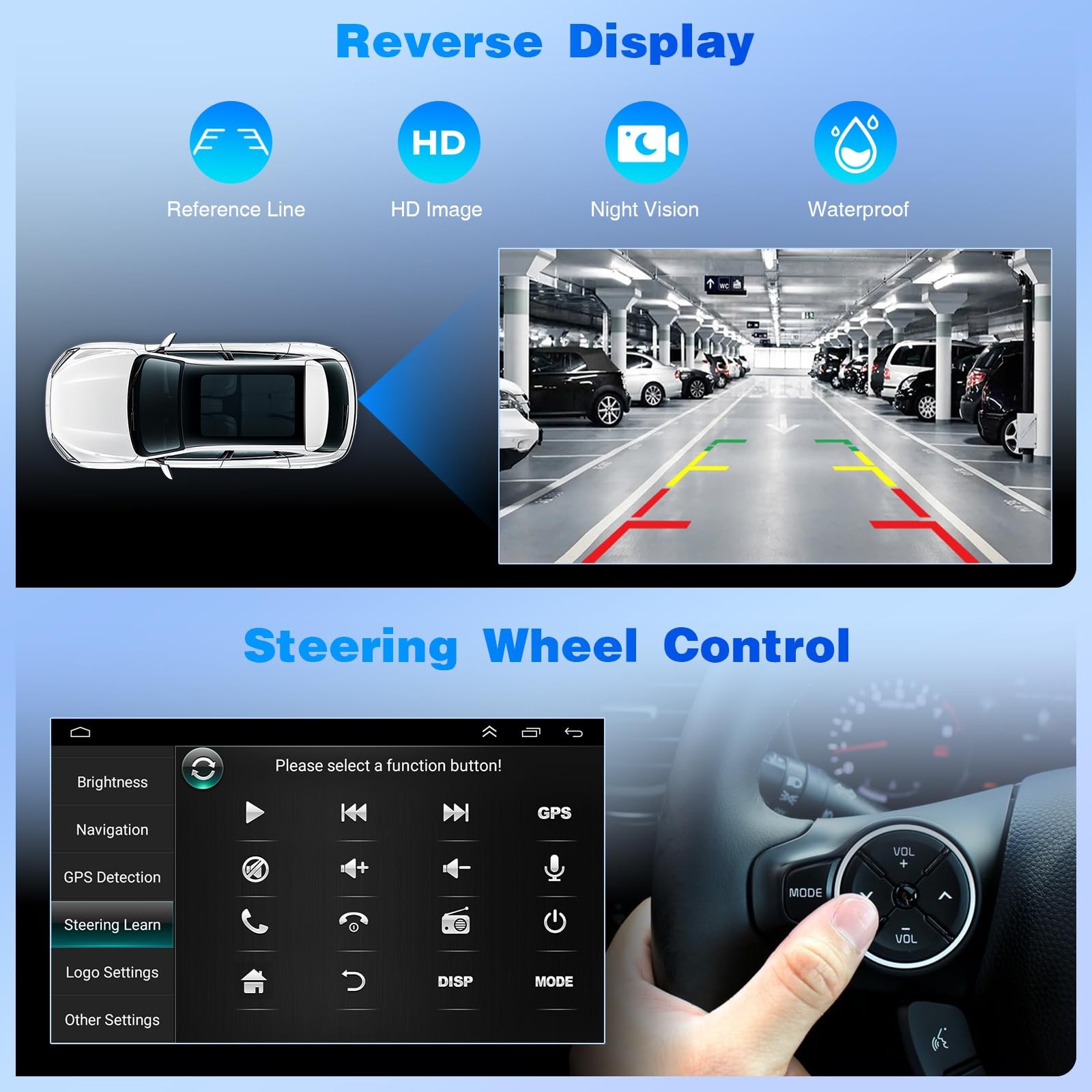 9 Touch Screen for KIA Forte 2013-2018 Wireless CarPlay Android Auto Backup Cam
