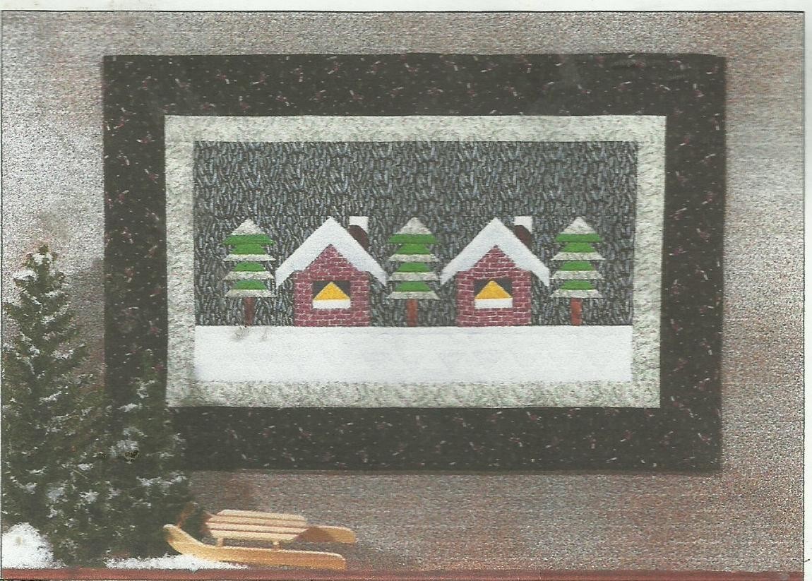 E0703   LET IT SNOW! WALLHANGING  QUILT PATTERN/INSTRUCTIONS