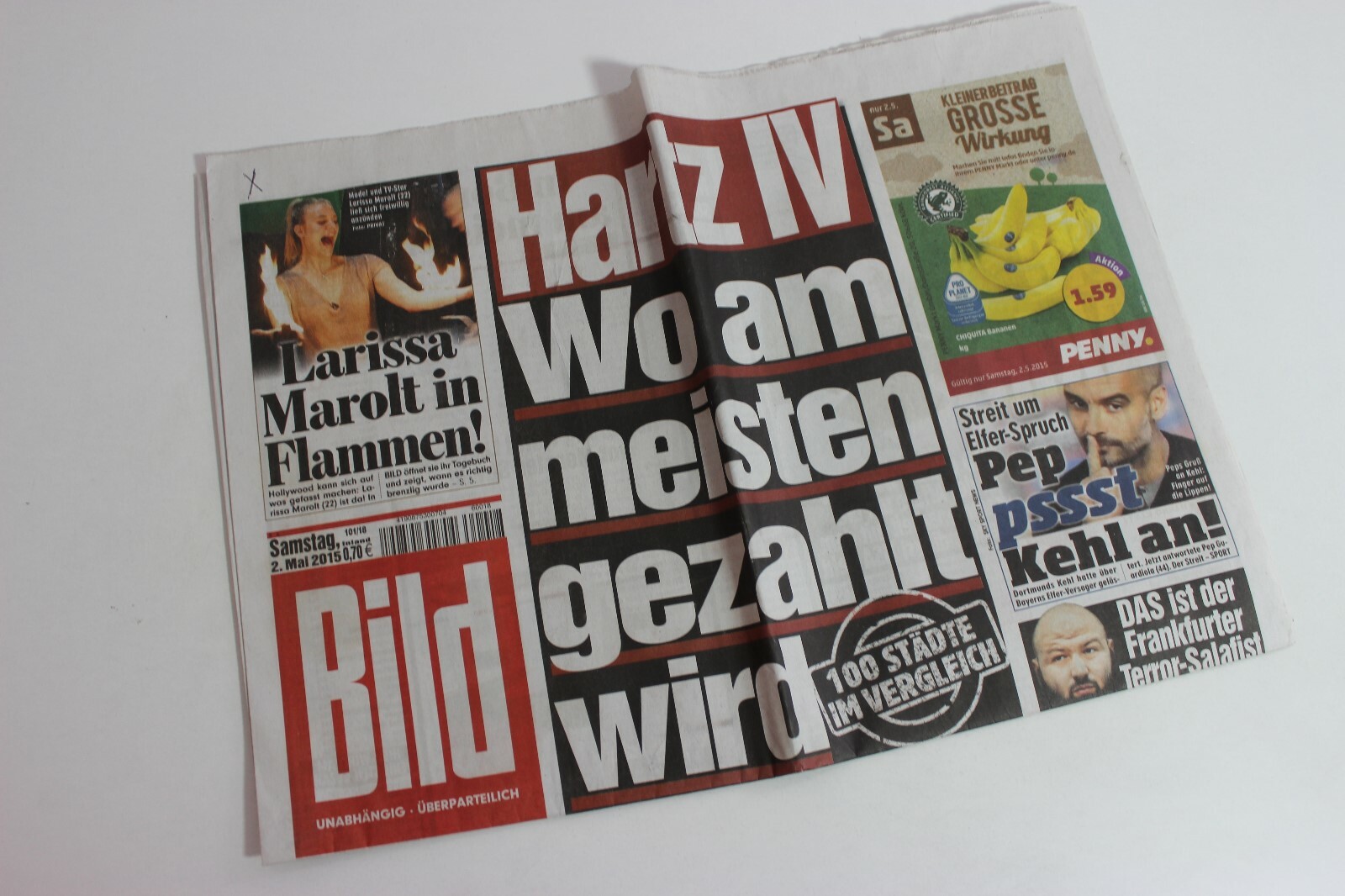 BILDzeitung 02.05.2015 May 2.5.2015 gift for special occasions