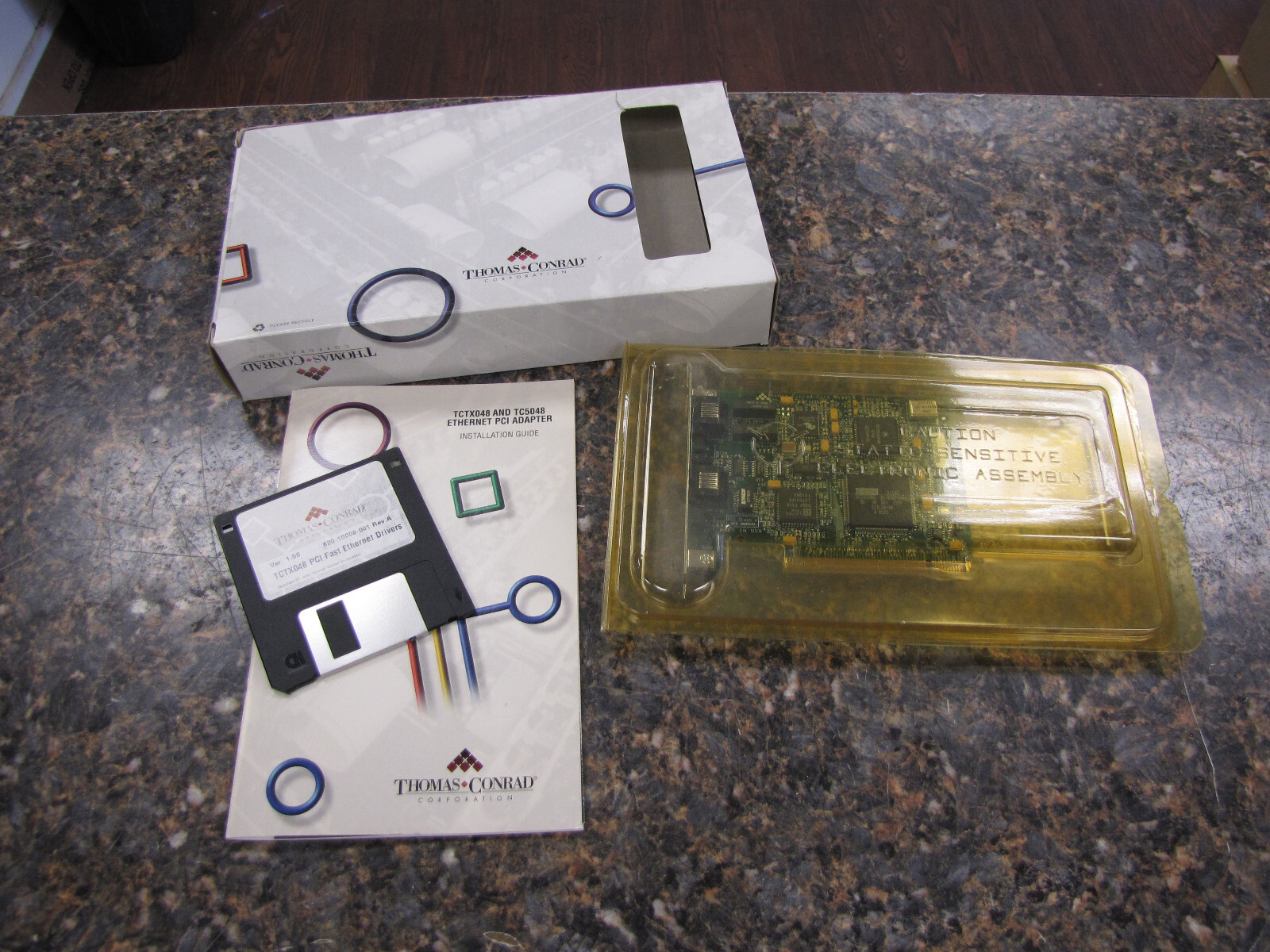 Vintage Thomas Conrad TCTX048 Ethernet PCI Adpater - NEW in box