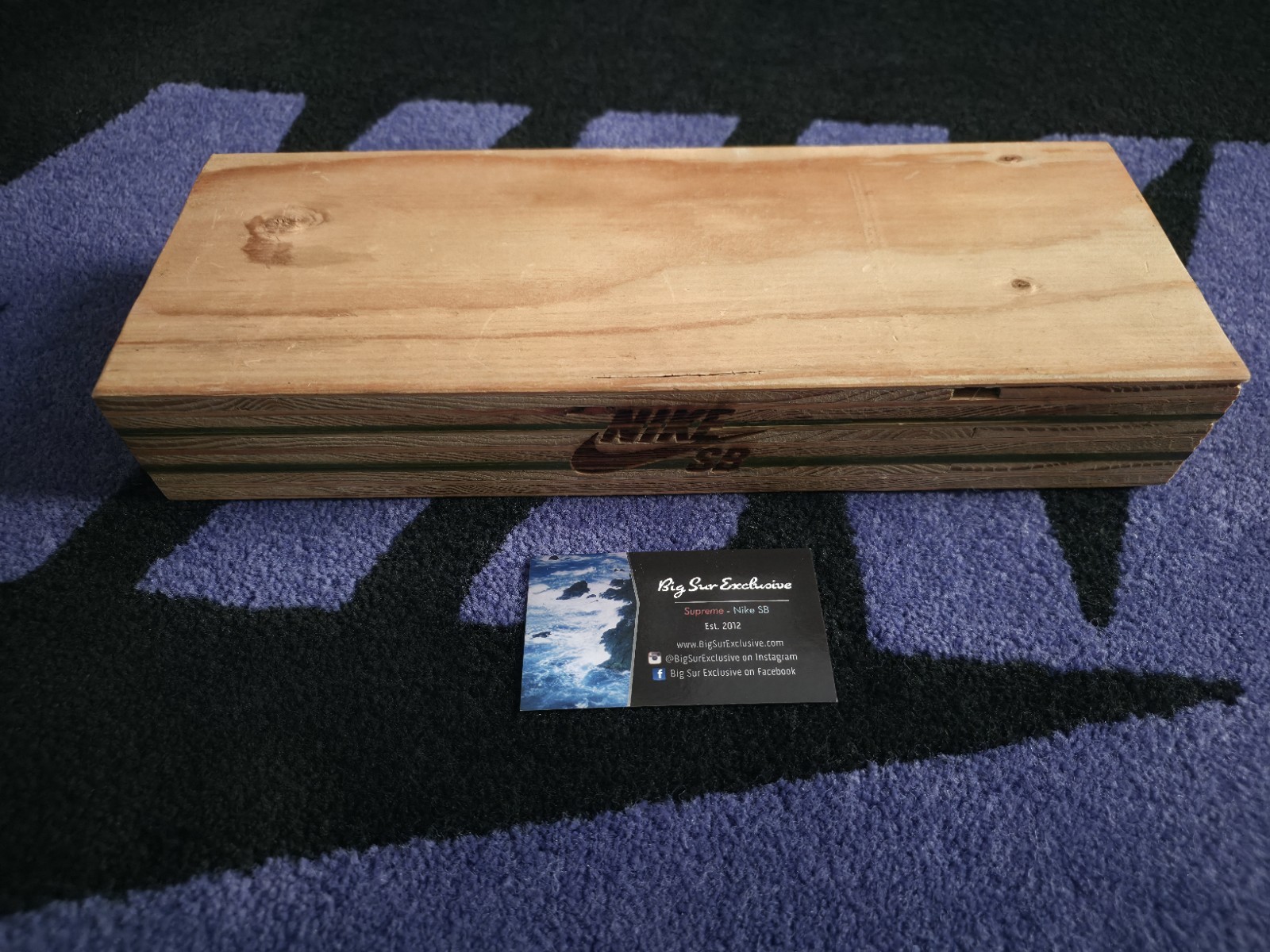 Nike SB PROMO Dunk Display From JAPAN HARDWOOD RARE