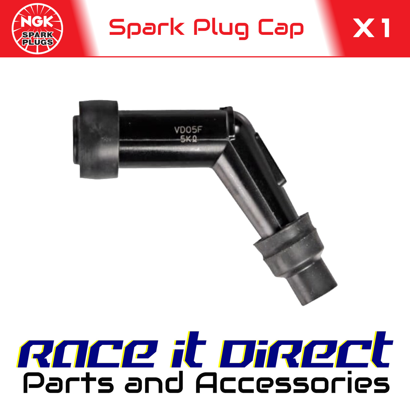 Spark Plug Cap for HONDA VT 500 E 1984-1985 NGK Black
