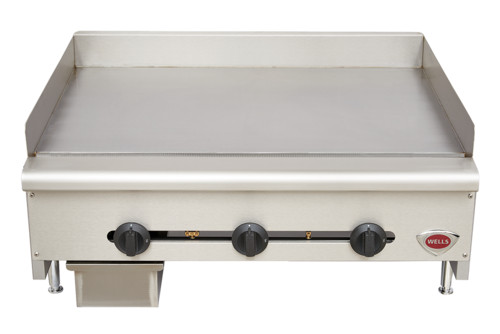 Wells HDG-2430G 24" Gas Griddle w/ Manual Controls -