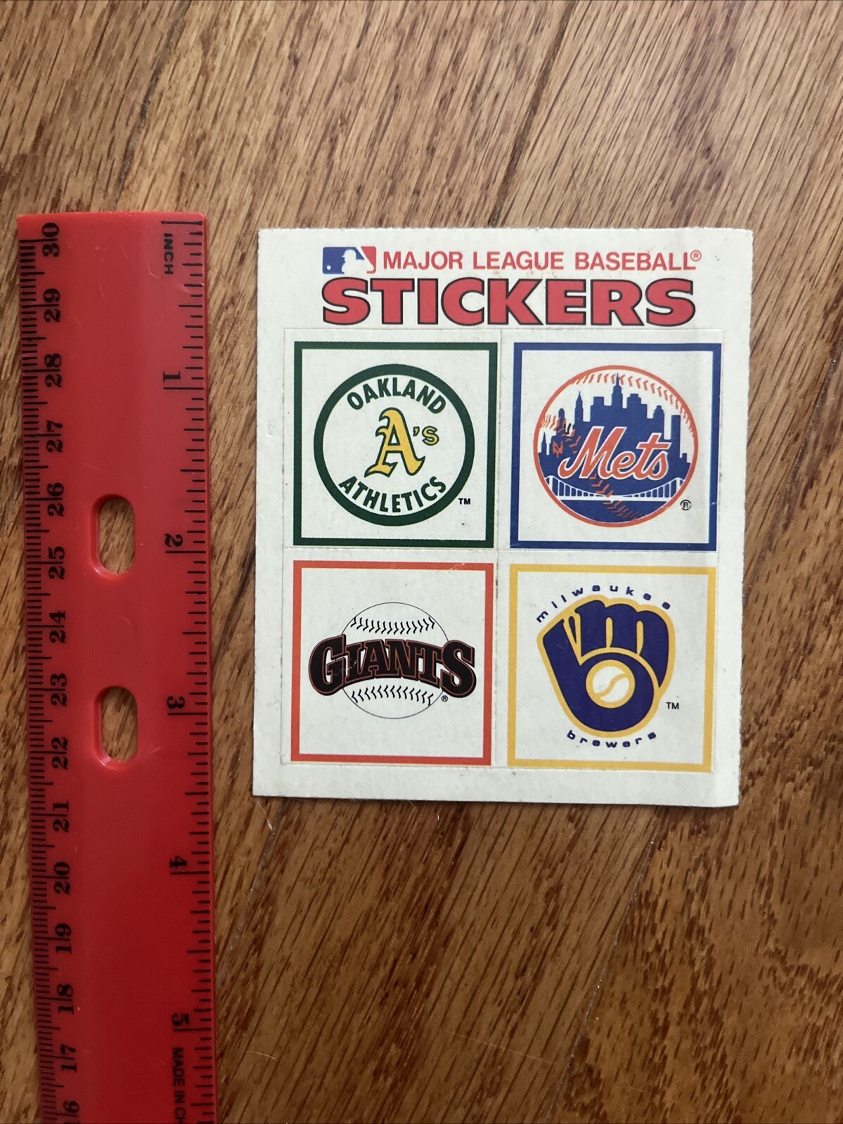 Vintage MLB Stickers 1984