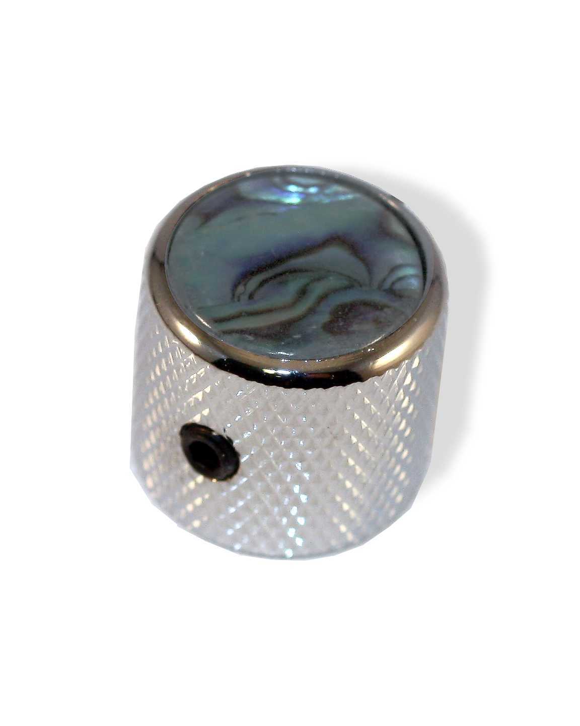 Knob Screw Type 6mm Chrome Abalone 2 Pack 0811263CHAB-2P