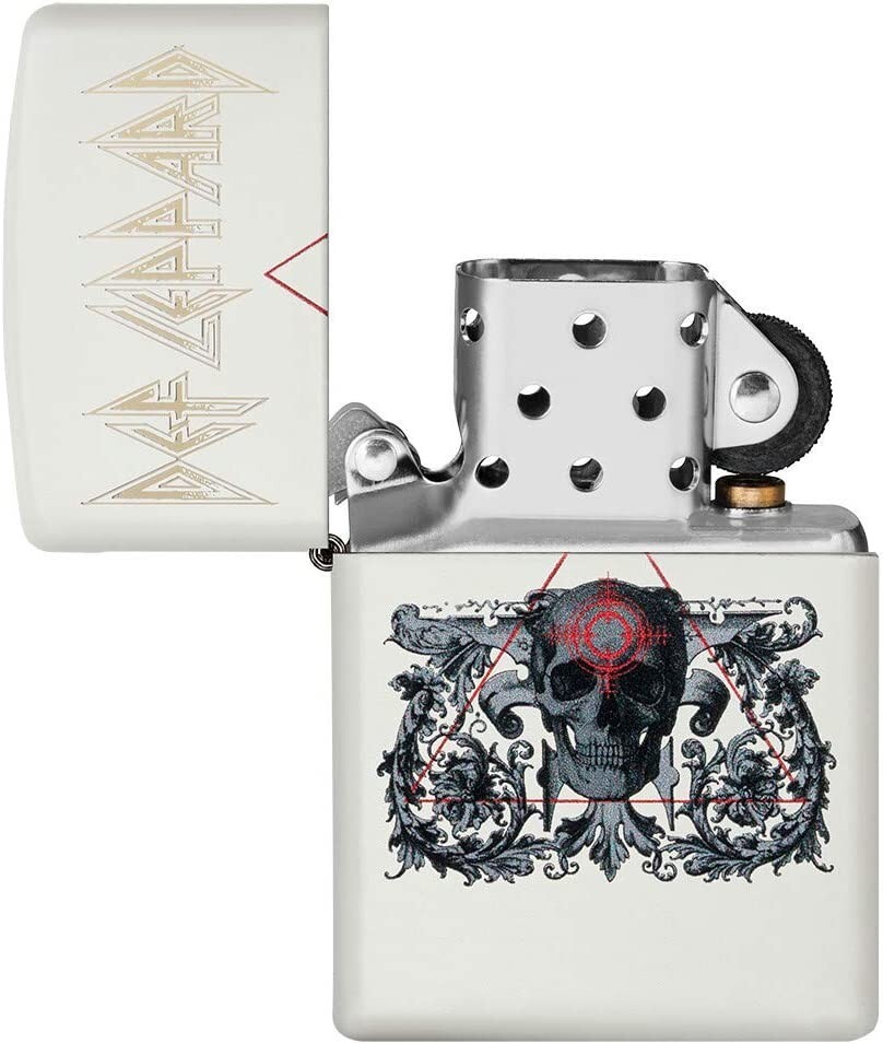Zippo 49237 Def Leppard White Matte