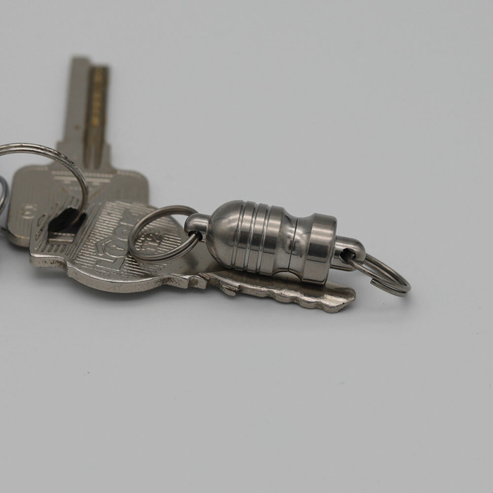 Titanium Alloy Quick Buckle Quick Detach Magnet Keychain Multi Tools Pendant EDC