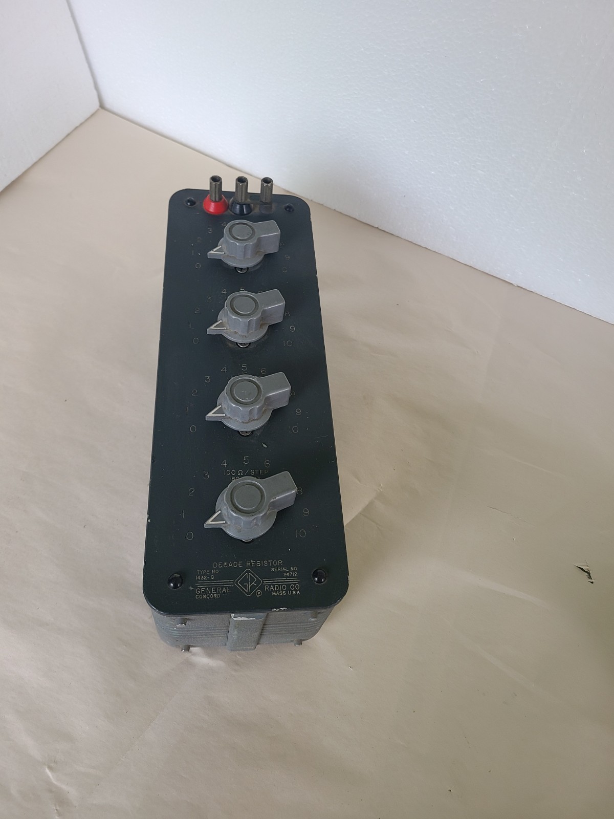General Radio Company Decade Resistor 1432-O, AS IS UNTESTED