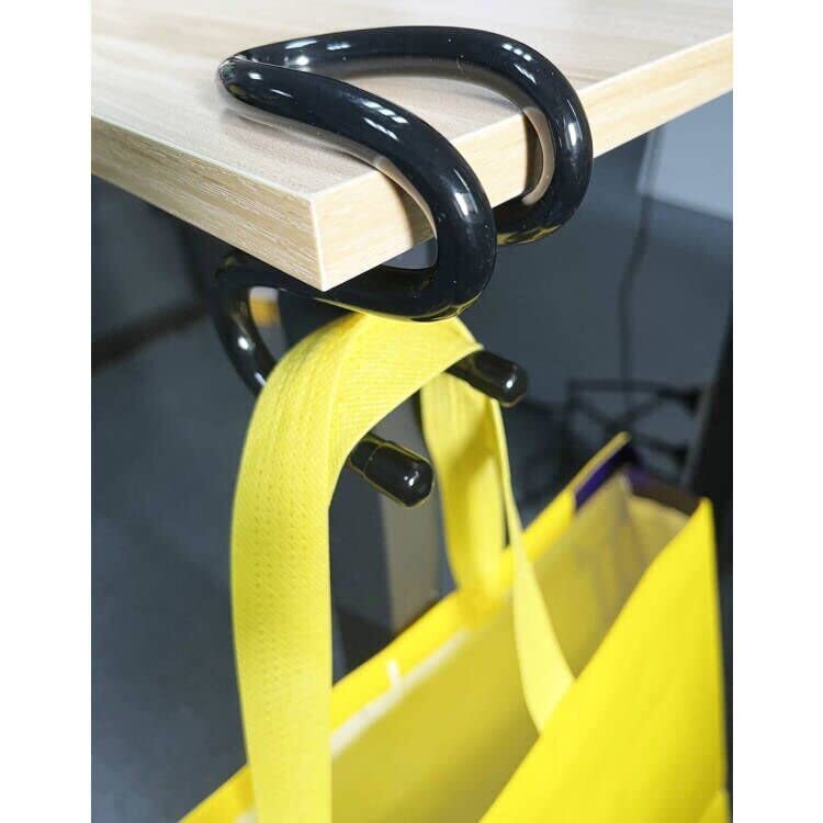 Desk Bag Holder - Clamp-On Purse Hook for Tables & Counters