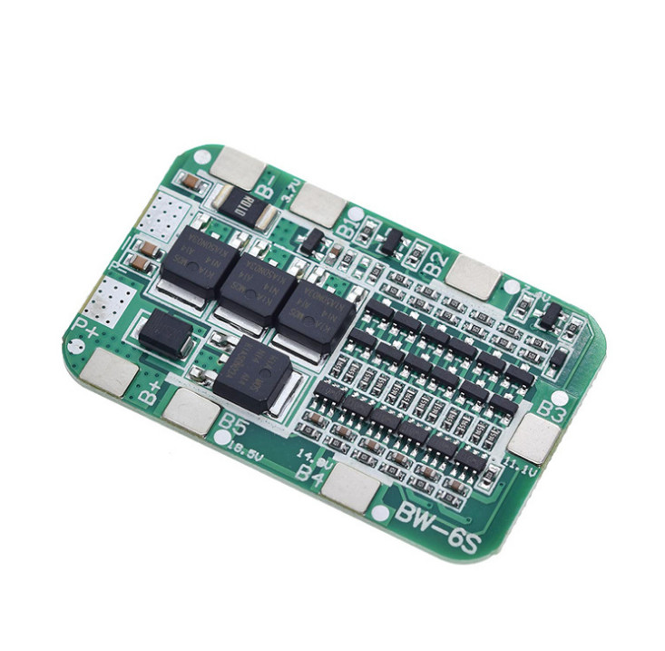 6S 15A 25.2V PCB BMS Protection Board For 6 Pack 18650 Li-ion Lithium Battery