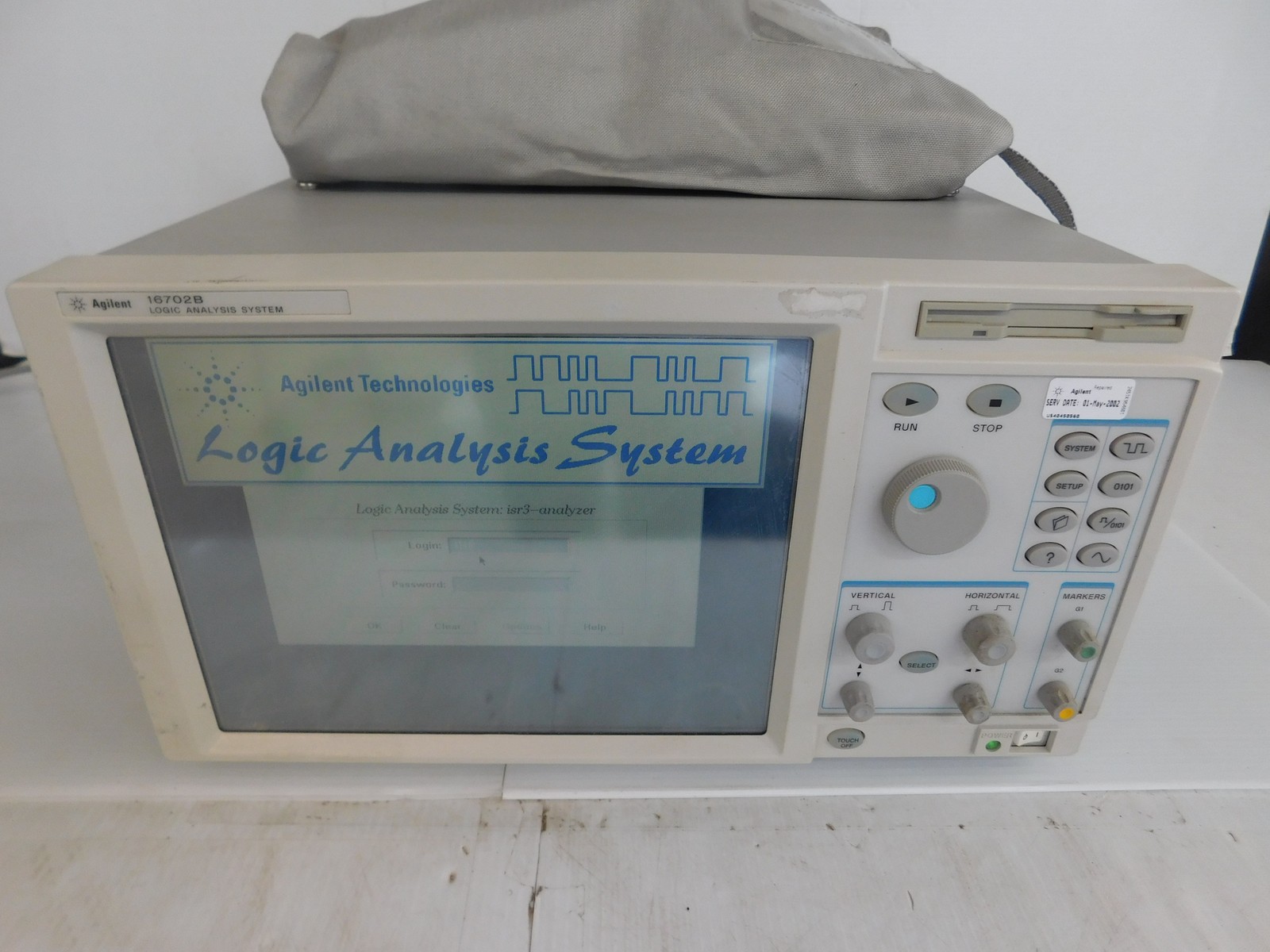 AGILENT 16702B LOGIC ANALYSIS SYSTEM W/ 16710A 8KSA ANALYZER (PPS85)