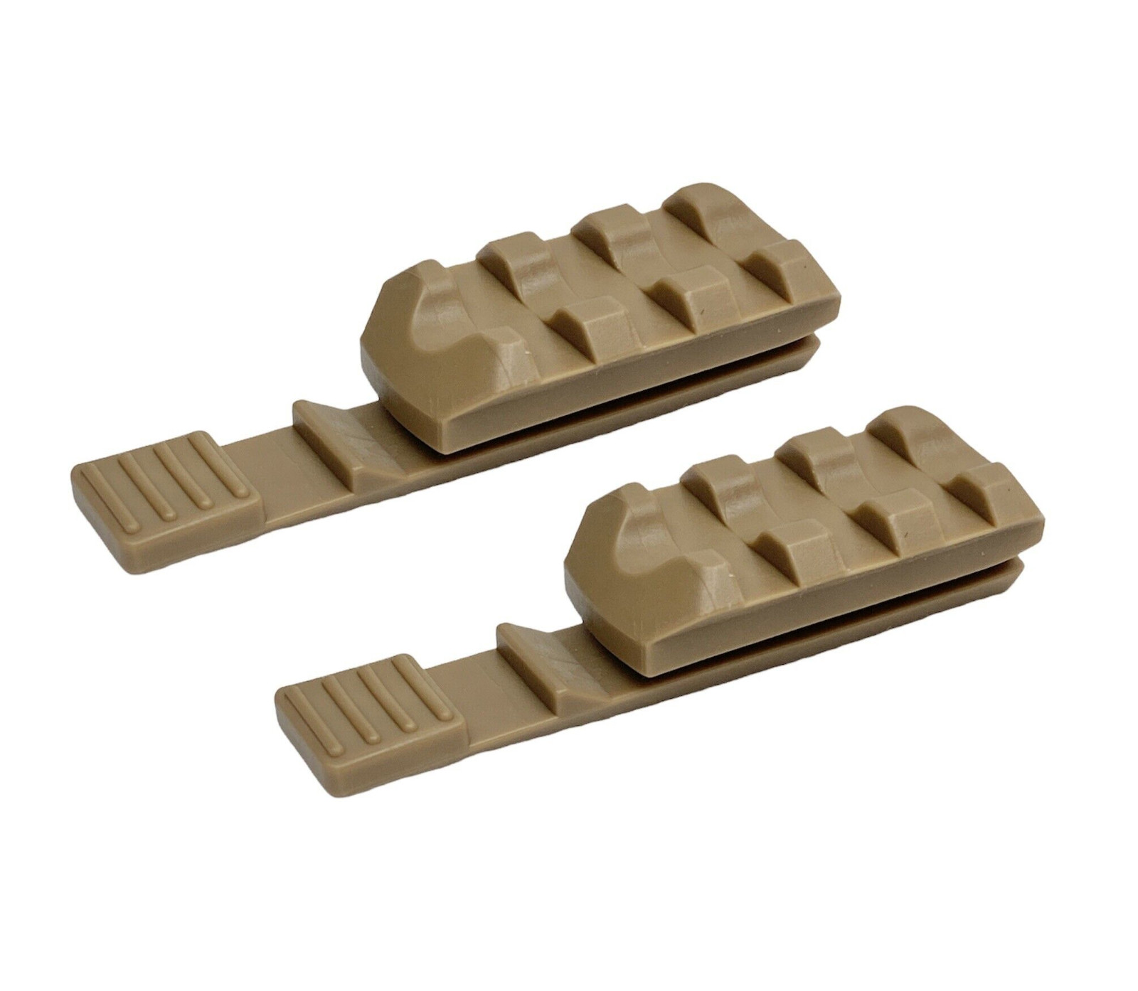2pcs Coyote Slide-in US Army 3M Ceradyne IHPS F70 Helmet Rail Picatinny Adaptor