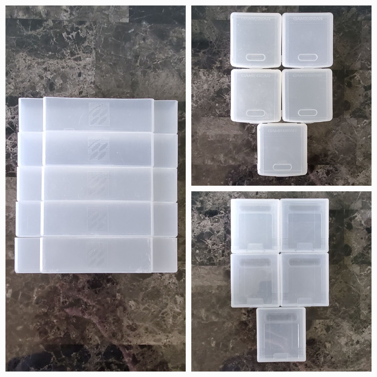 (5) OEM Storage Cases Clamshells or Dust Covers - Nintendo & Sega