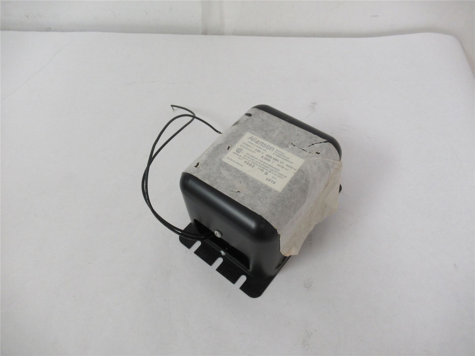 255357 New-No Box; Allanson 1902 Type S Transformer Pri: 120V Sec: 6000V