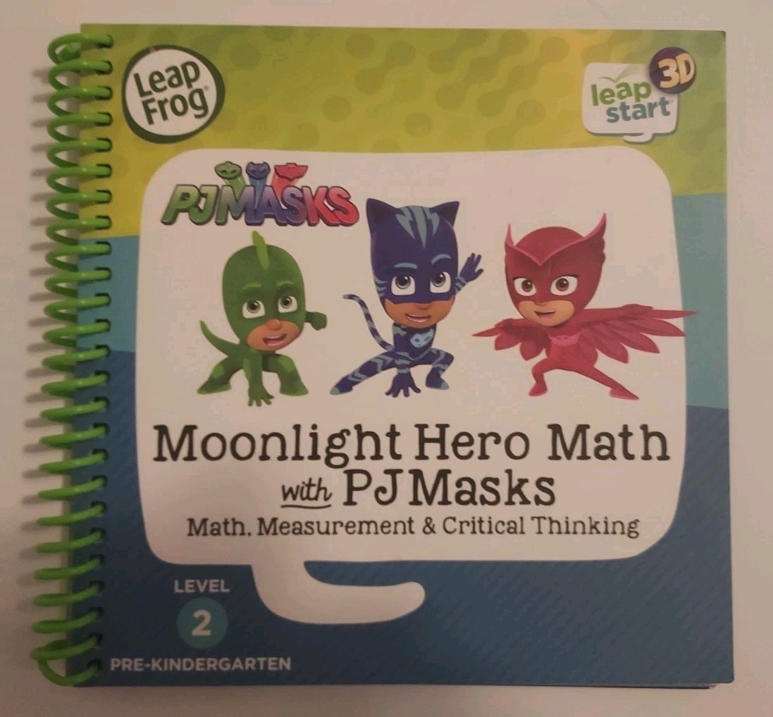 LeapFrog LeapStart  Level 2 Pre-Kindergarten MOONLIGHT HERO MATH with PJ MASKS