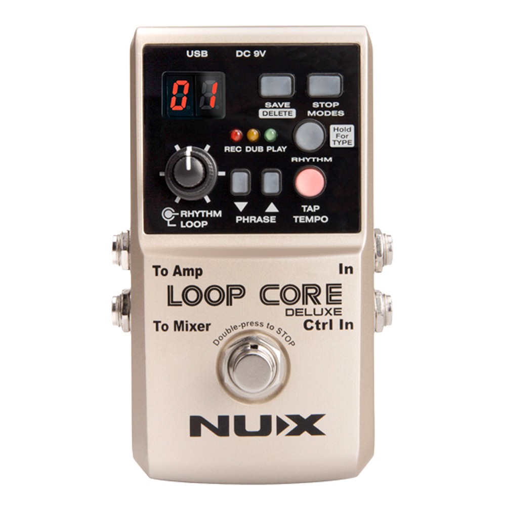NUX Loop Core Deluxe Looper Pedal w/Drum Machine