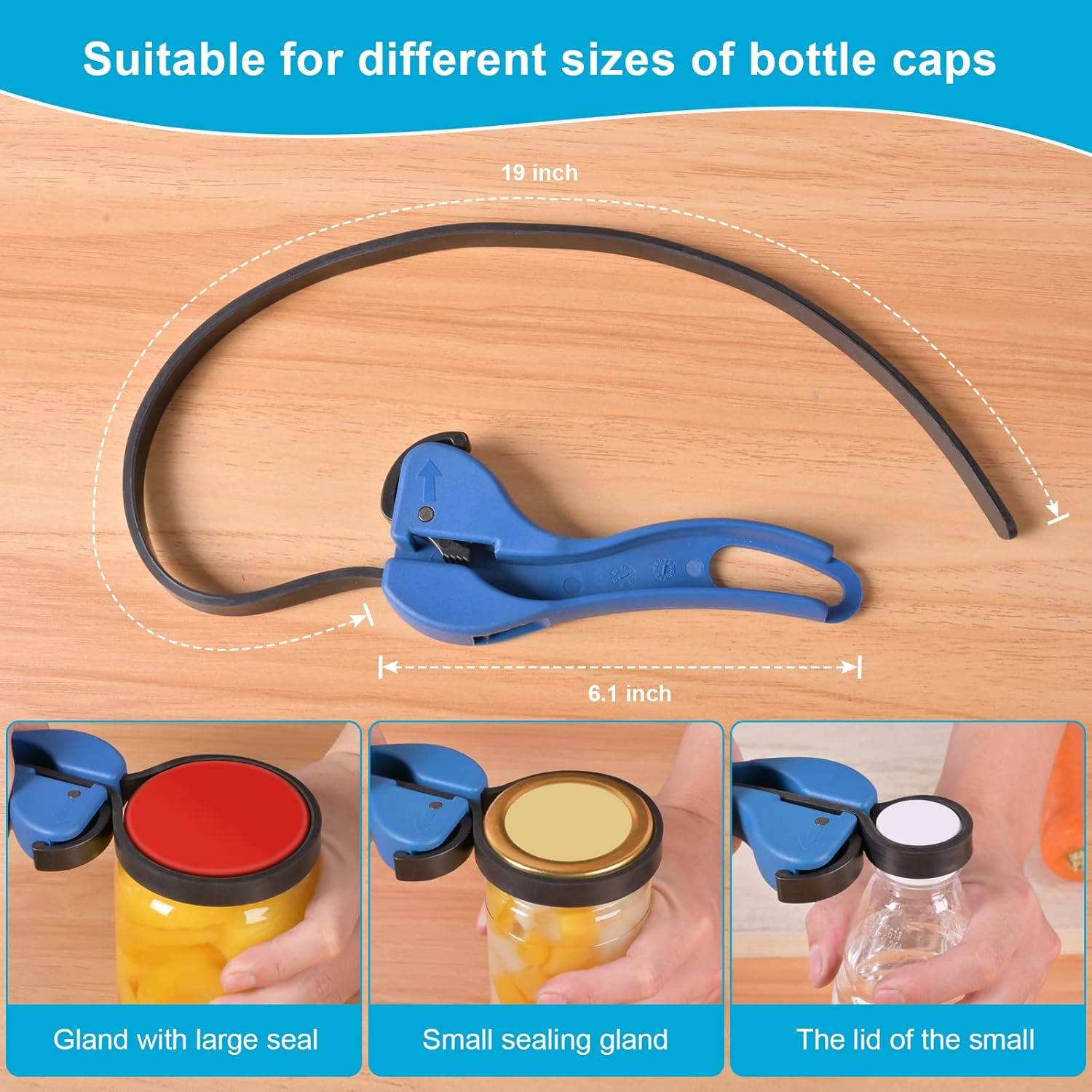 Jar Opener Tool for Weak Hands, Seniors, and Arthritis - Lid Opener