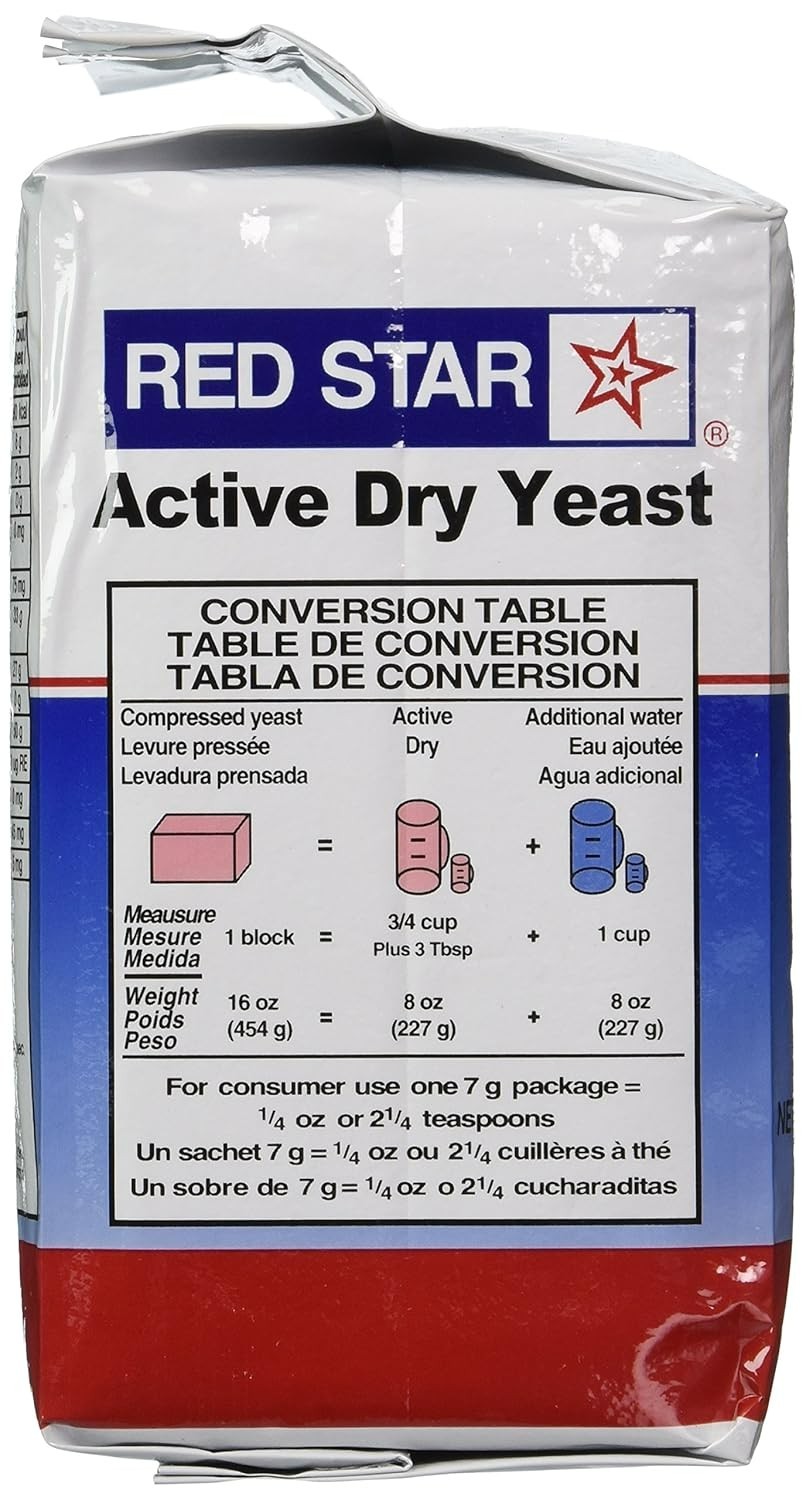 Versatile 2 Pound Vacuum Packed Active Dry Yeast for All Your Baking Needs
