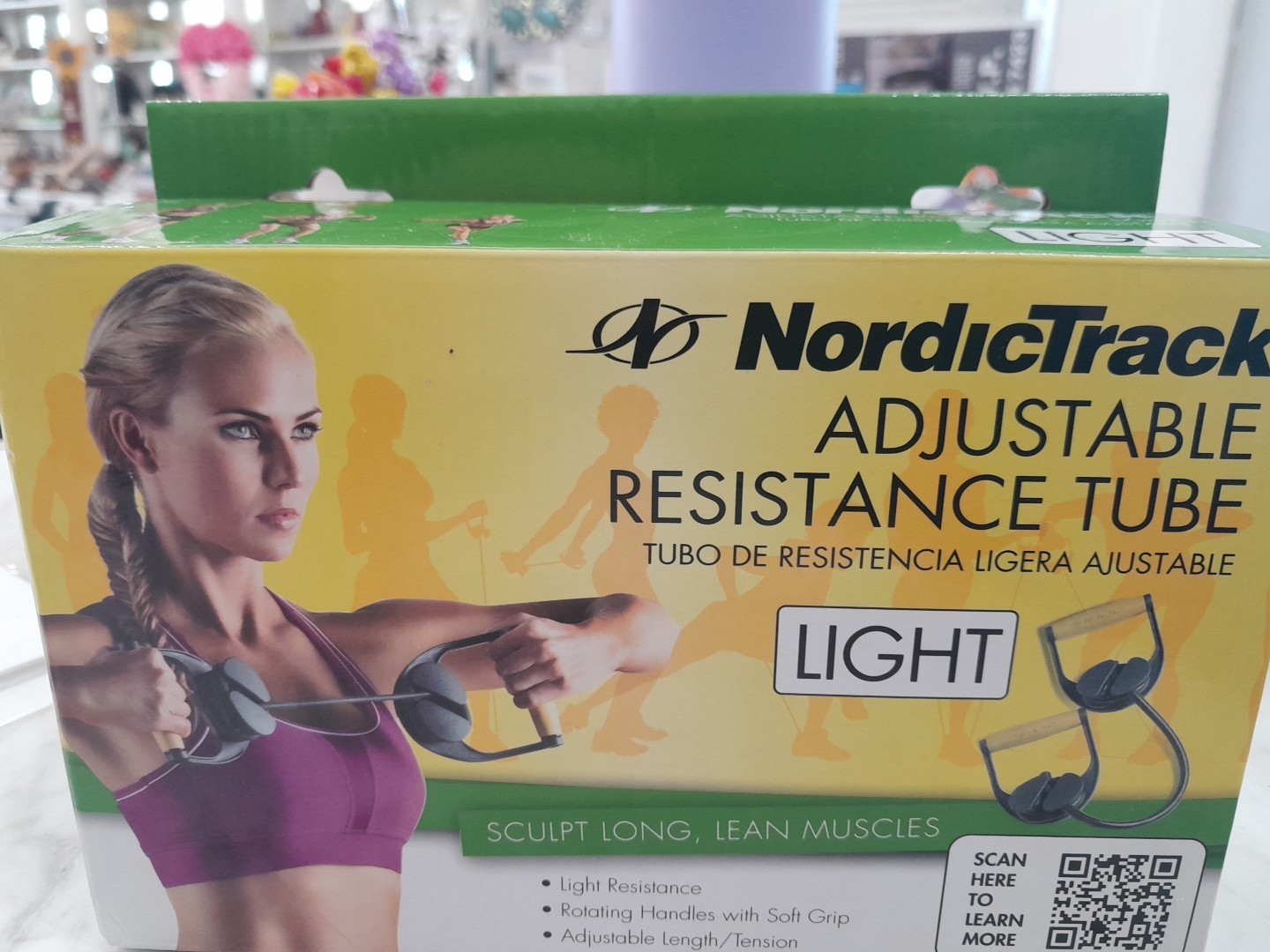 NordicTrack Adjustable Resistance Tube - LIGHT TENSION New Open Box