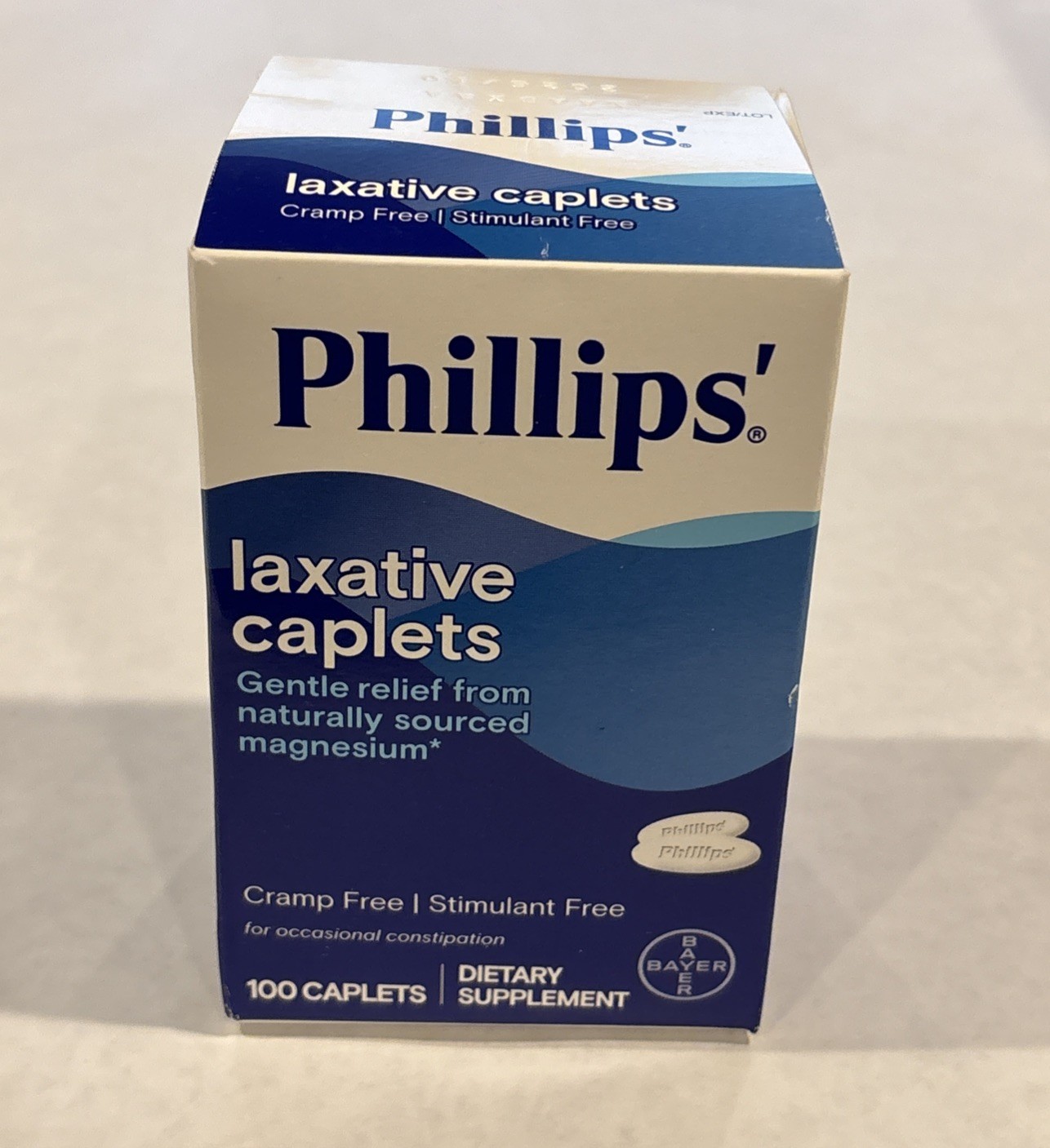 Phillips' Laxative Cramp & Stimulant Free Sourced From Magnesium 100ct 10/26