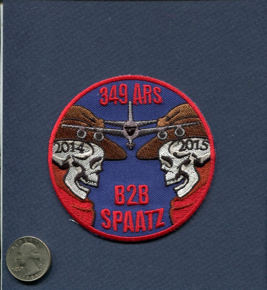 349th ARS SPAATZ Award 2014 15 KC-135 STRATOTANKER USAF Refueling Squadron Patch
