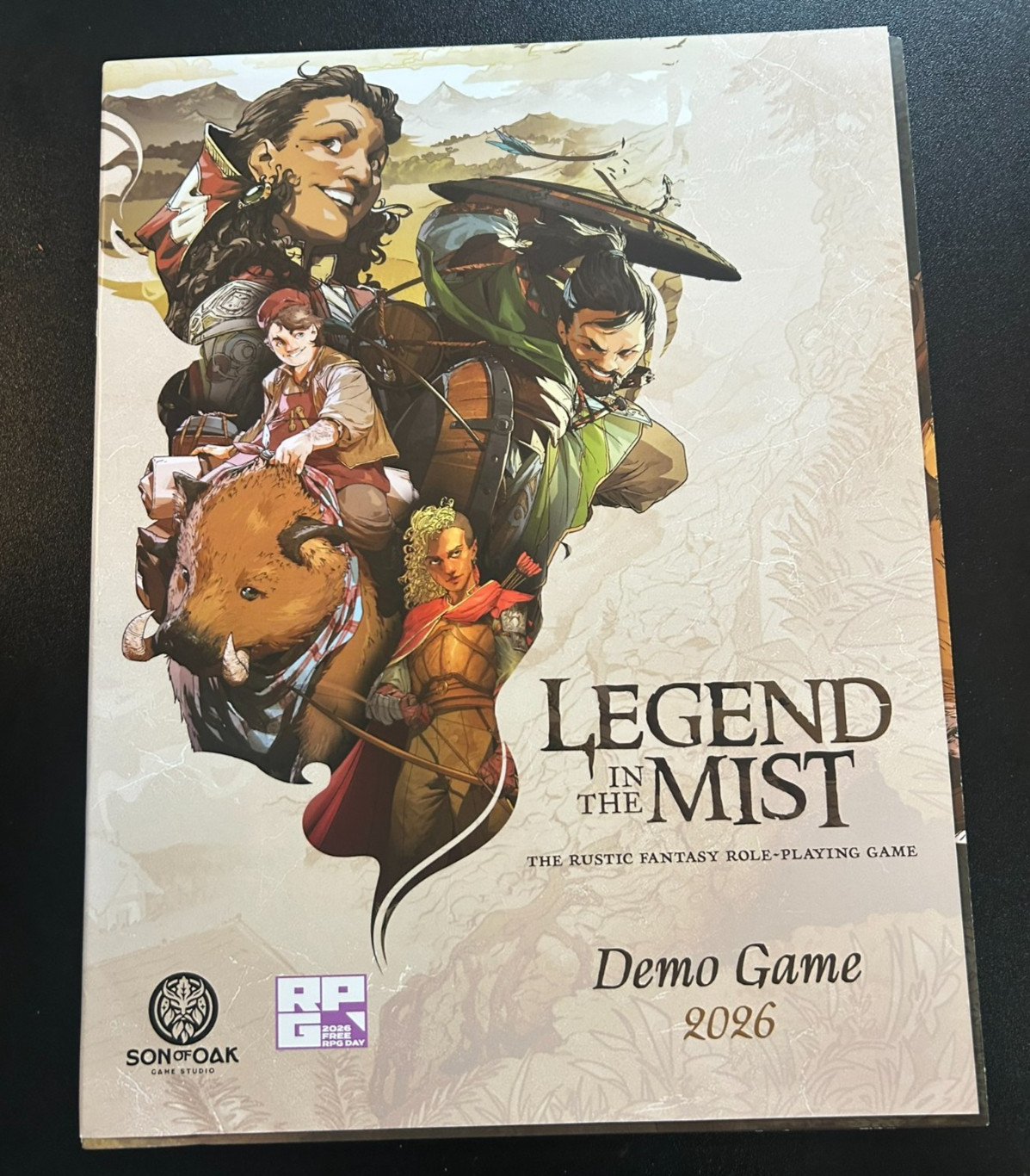 Free RPG Day 2026 Legend in the Mist Demo Game
